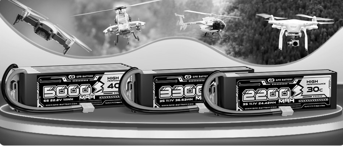 GPR Helicopter FPV Battery